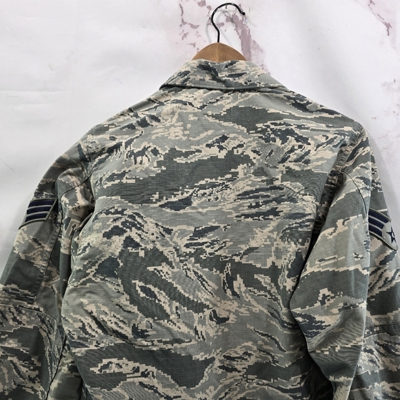 Military Jacket 36L Small Medium Digital Camo Desert Top Shirt Air Force Assault - Picture 6 of 13